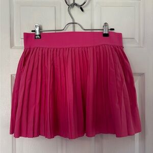 Pink Pleated Skirt